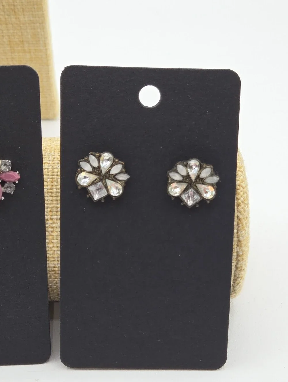 LOT of Fashion Earrings Swarvoski Crystal Loft 4 Pair Total